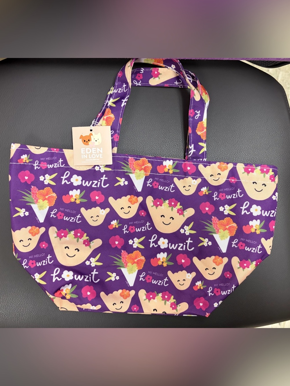 Eden in Love Canvas dumpling bag